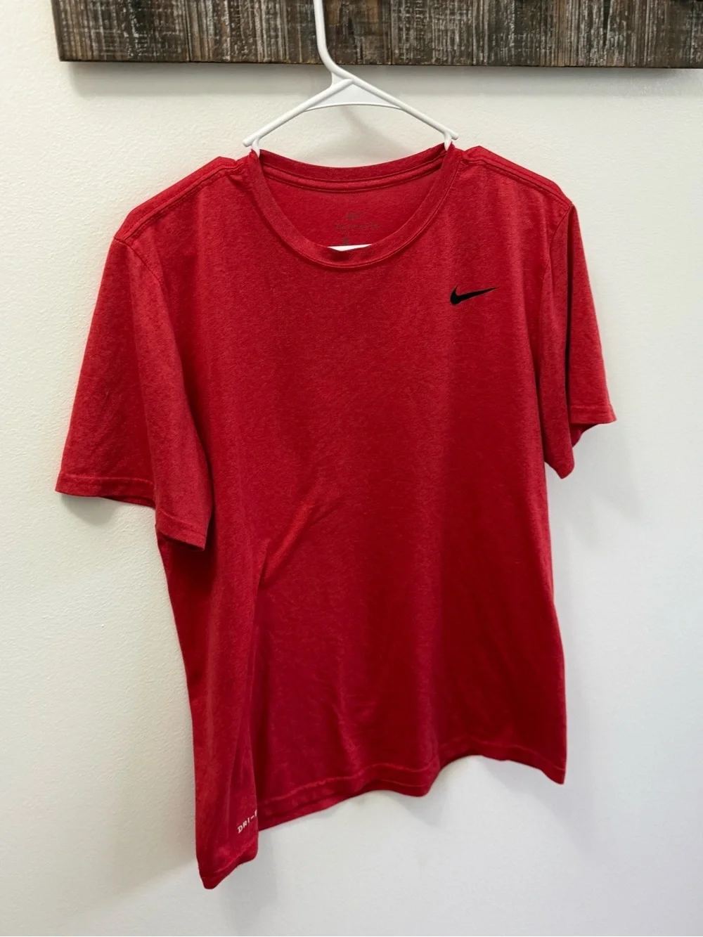 Nike Red Short Sleeve Dri-FIT Training Tee